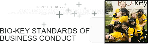 BIO-key standards of business conduct