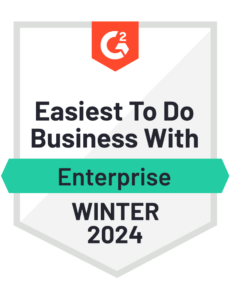 G2 Awards - Easiest To Do Business With (Enterprise)