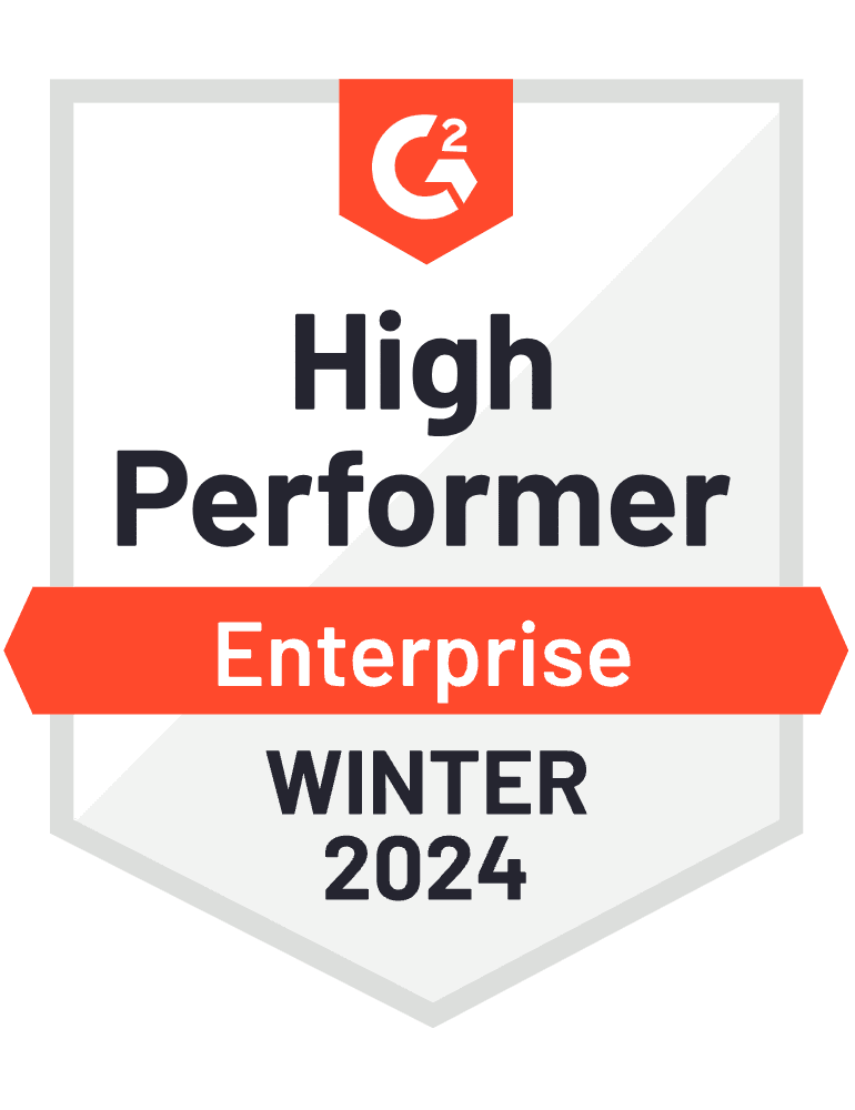 G2 Winter 2024 - High Performer (Enterprise)